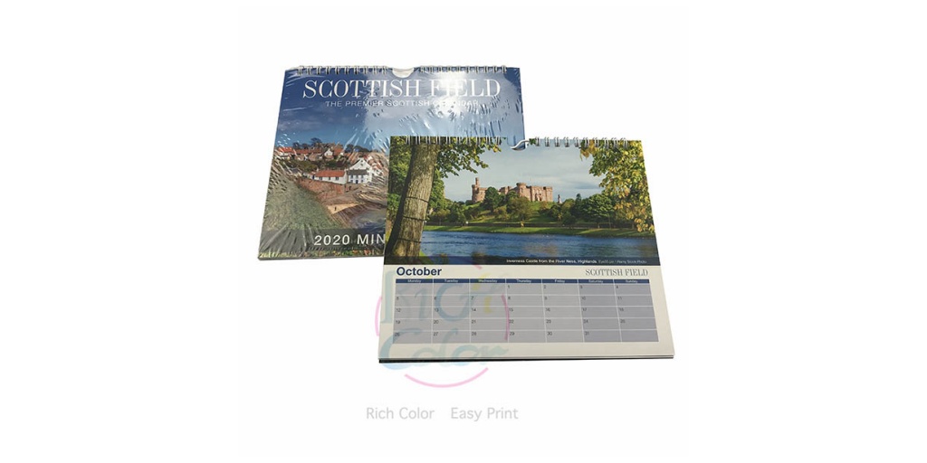 การประยุกต์ใช้การพิมพ์ปฏิทินติดผนังอย่างแพร่หลาย